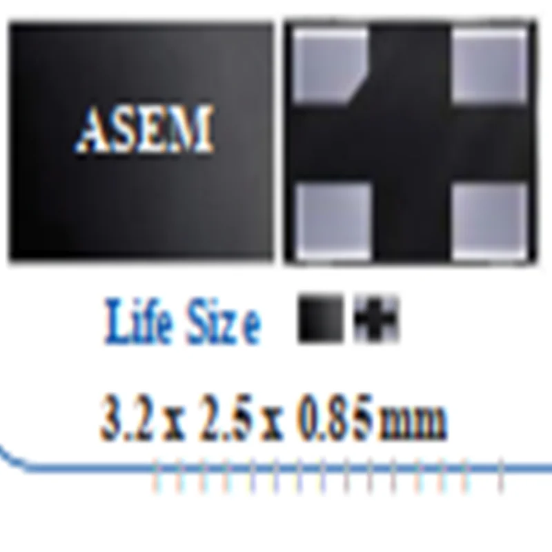 (5PCS)ASEM1-25.600MHZ-LC-T , 25.600MHZ Ȱ ġ , CMOS  3225 3.2*2.5  : 3.3V